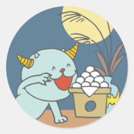 ADESIVO REDONDO 9月モンスターシール