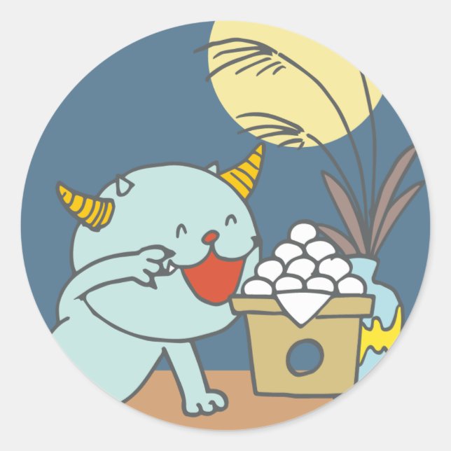 ADESIVO REDONDO 9月モンスターシール (Frente)