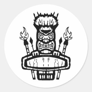 Adesivo Redondo 9213032011 Tiki (Rocker & Kustom)