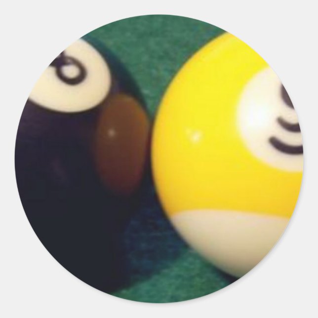 Adesivo Redondo 9-Ball-8-Ball (Frente)
