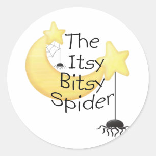 Adesivo Redondo A aranha Bitsy