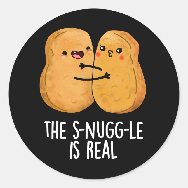 Adesivo Redondo A Arromba É Muito Engraçada, Pun Dark BG (Frente)