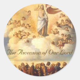 Adesivo Redondo A Ascensão de Nosso Senhor