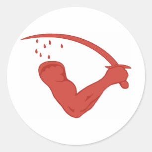 Adesivo Redondo A bandeira de Goliad