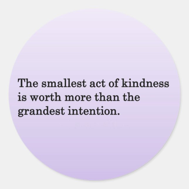 Adesivo Redondo A bondade dos outros (Frente)