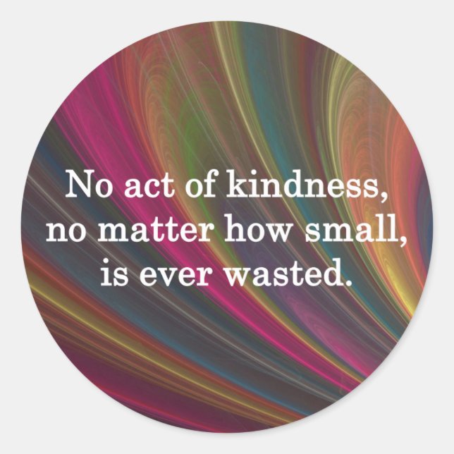 Adesivo Redondo A bondade fica mais doce com cada lembrança (Frente)