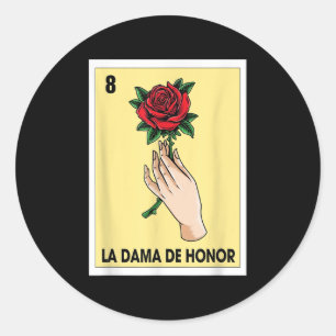 Adesivo Redondo A Bridesmaid Mexicana Bingo Card Bride Babe Bache