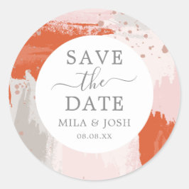 Adesivo Redondo A brilhante abstrato da Arist