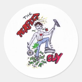 Adesivo Redondo A cara perfeita