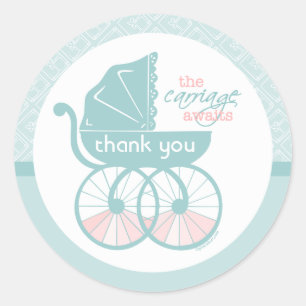 Adesivo Redondo A carruagem espera