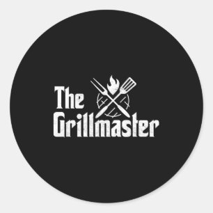 Adesivo Redondo A churrasqueira grillmaster bbq grill & smoker