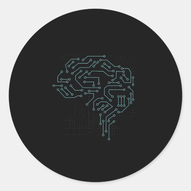 Adesivo Redondo A Citação Do Cientista De Dados É Legítima Para So (Frente)