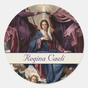 Adesivo Redondo A coroação da nossa senhora