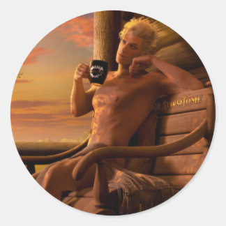 Adesivo Redondo A cura do portão 3 de Astarion Baldur