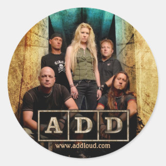 Adesivo Redondo A.D.D. Sticker round
