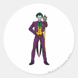 Adesivo Redondo A dança Clássica do Joker