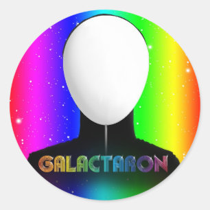 Adesivo Redondo A emoção desconhecida do cantor