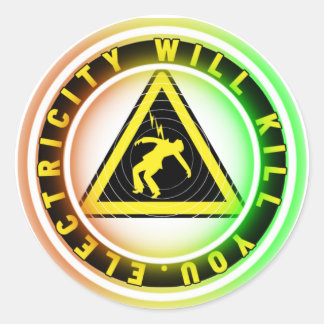 Adesivo Redondo a energia elétrica do Kowatt vai te matar