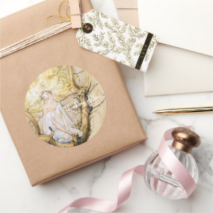 Adesivo Redondo A Fada de Árvore