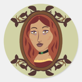 Adesivo Redondo A Filha do Bowyer