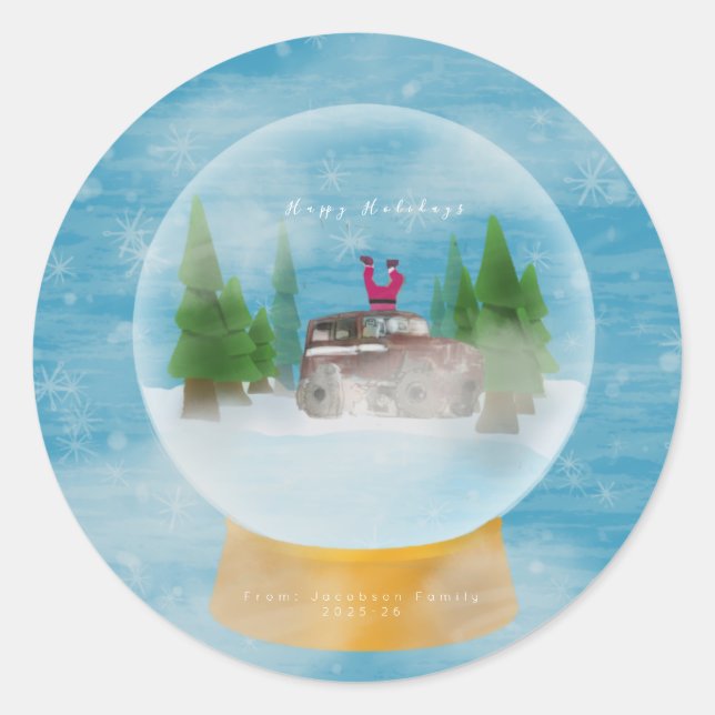 Adesivo Redondo A funny sticker that will make you laugh  (Frente)