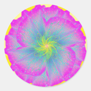 Adesivo Redondo A Glória do Universo por Palavra