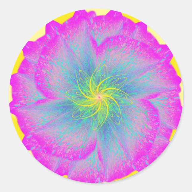 Adesivo Redondo A Glória do Universo por Pwflwr (Frente)