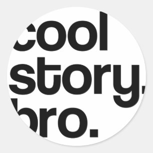 ADESIVO REDONDO A HISTÓRIA LEGAL ORIGINAL BRO