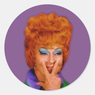 Adesivo Redondo A honra da bruxa