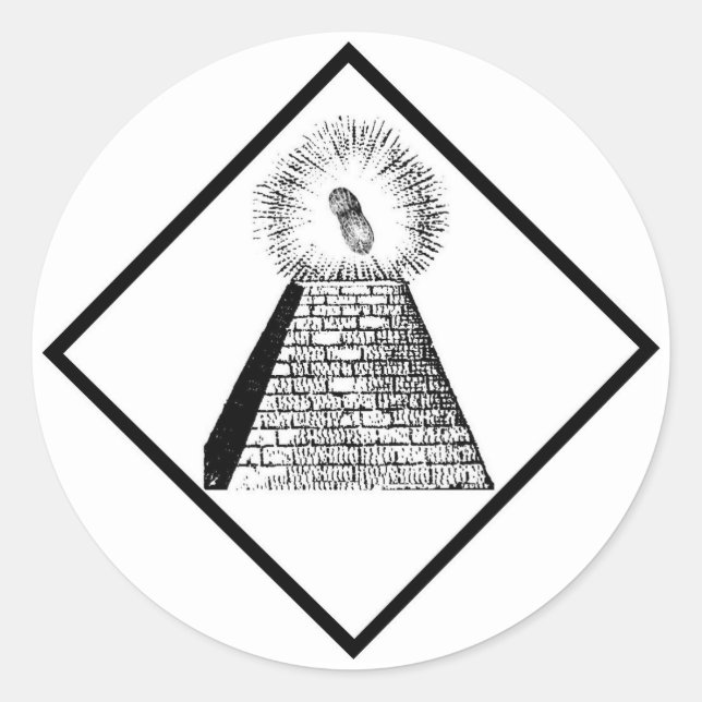 Adesivo Redondo A Iluminação (Frente)