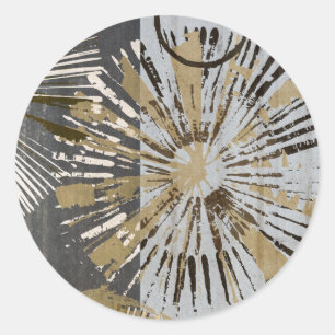 Adesivo Redondo A irrupção telha III