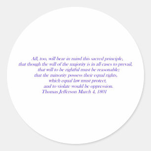 Adesivo Redondo A lei igual deve proteger....