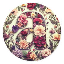 A letra A Envelope Sticker