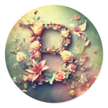 A letra B Envelope Sticker