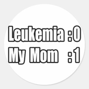 Adesivo Redondo A Leucemia do Meu Beat Mãe (Painel de Avaliação