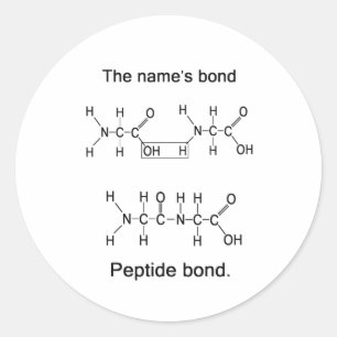 Adesivo Redondo A ligação de nome, ligação de peptide