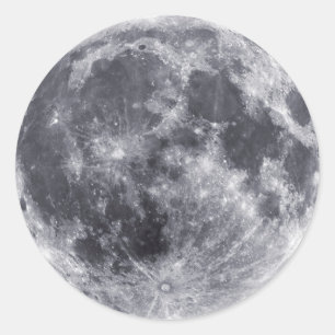 Adesivo Redondo A Lua