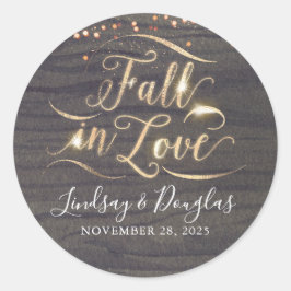 Adesivo Redondo A Madeira russa cai apaixonada pelo casamento de o