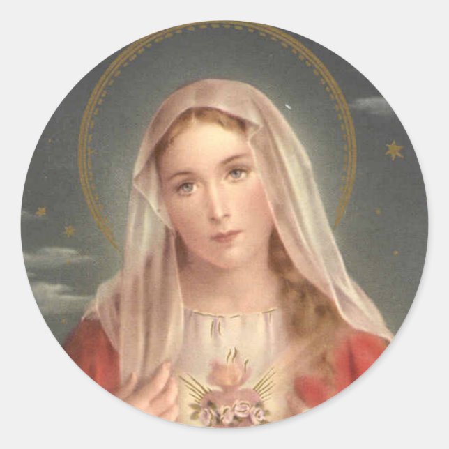 Adesivo Redondo A Madonna (Frente)