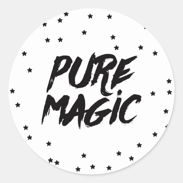 Adesivo Redondo A magia do Natal Feriado (Frente)