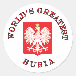 Adesivo Redondo A maior busia do mundo