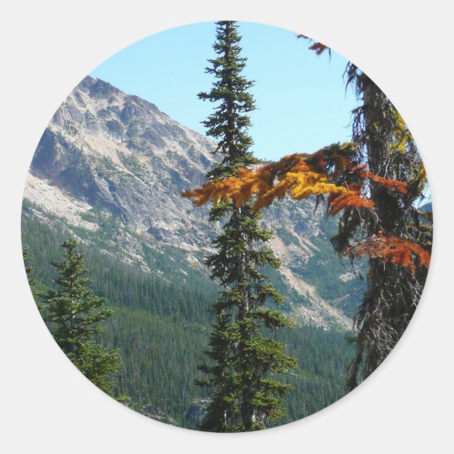 Adesivo Redondo A Maravilha da Natureza (Frente)