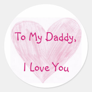 Adesivo Redondo A meu pai
