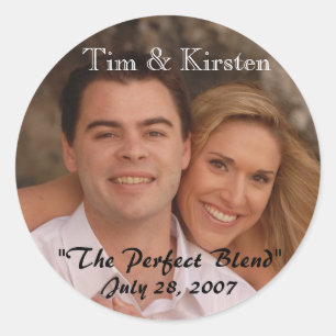 Adesivo Redondo "A mistura perfeita"