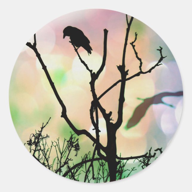 Adesivo Redondo A Multidão do Solitário (Frente)