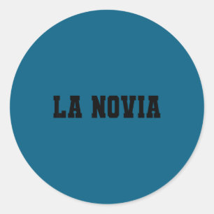 Adesivo Redondo A noiva bride combinando noivo groom despedida de
