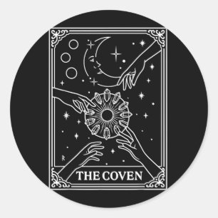 Adesivo Redondo A Noiva do Coven Bach Crew Casamento Gótico