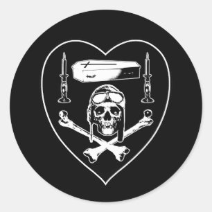 Adesivo Redondo À Nungesser da homenagem