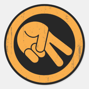 Adesivo Redondo A onda