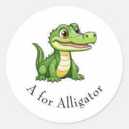 Adesivo Redondo A para Alligator